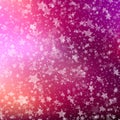 Falling Snow Background. Abstract Snowflake Pattern. Royalty Free Stock Photo