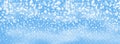 Falling snowflakes flakes on isolated background, Blizzard with wind. Overlay design element. Christmas decoration. Vector. Royalty Free Stock Photo