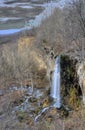 View of Falling Spring Falls in Autumn, Virginia Royalty Free Stock Photo