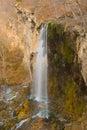 View of Falling Spring Falls in Autumn, Virginia Royalty Free Stock Photo