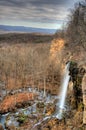 View of Falling Spring Falls in Autumn, Virginia Royalty Free Stock Photo