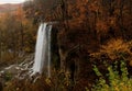Falling Springs Waterfall in Covington, Virginia. Royalty Free Stock Photo