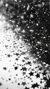 Falling Stars on White Background, Fun Isolated Overlay, Web Graphic Wallpaper, Customizable Abstract Backdrop