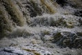 Falling Water Frozen In Time With High Shutter Speed