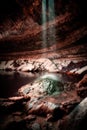 Falling Water Hamilton Pool Texas Hill Country Royalty Free Stock Photo