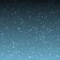 Falling winter christmas realistic snow on transparent background. Bokeh lights and flying snowflakes in the air Royalty Free Stock Photo