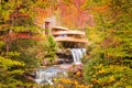 Fallingwater in Mill Run, Pennsylvania, USA Royalty Free Stock Photo