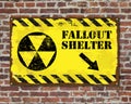 Fallout Shelter Rusty Sign