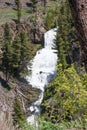 Falls along the Yellowstone river