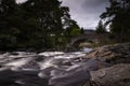 The Falls of Dochart at dusk, Killin, Highlands, Scotland Royalty Free Stock Photo