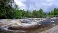 The Falls of Dochart at Killin on the River Tay in the Loch Lomond and Trossachs National Park, Scotland Royalty Free Stock Photo