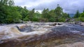 The Falls of Dochart at Killin on the River Tay in the Loch Lomond and Trossachs National Park, Scotland Royalty Free Stock Photo