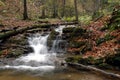 Falls in mountains Royalty Free Stock Photo