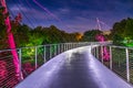 Falls Park Liberty Bridge in Downtown Greenville South Carolina