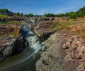 Falls Park, Sioux Falls, South Dakota Royalty Free Stock Photo