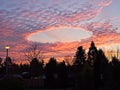 Fallstreak hole Royalty Free Stock Photo