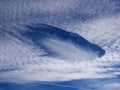 Fallstreak Cloud Formations Royalty Free Stock Photo