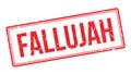 Fallujah rubber stamp Royalty Free Stock Photo