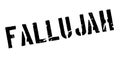Fallujah rubber stamp Royalty Free Stock Photo