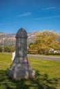 Fallus tombstone at Calvary Cemetery. Santa Barbara, CA, USA