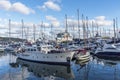 03/12/2019 - Falmouth, England - View towards Marina and Harbour