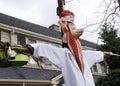 Falmouth Massachusetts Street Porky Bacon Scarecrow