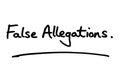 False Allegations Royalty Free Stock Photo