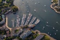 False Creek Aerial Royalty Free Stock Photo