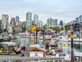 False Creek Harbour and view of downtown Vancouver