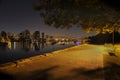 False Creek Seawall Twilight Royalty Free Stock Photo