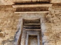 False door in the Dendera Temple of Hathor Royalty Free Stock Photo