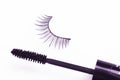 False eyelash and mascara Royalty Free Stock Photo