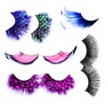 False Eyelashes Royalty Free Stock Photo