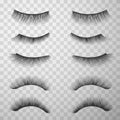 False eyelashes set, make-up fashion and glamour