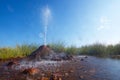 False geyser in Spain