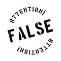 False rubber stamp