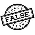 False rubber stamp