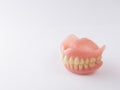 False teeth on white background Royalty Free Stock Photo