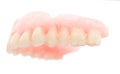 False teeth on a white background Royalty Free Stock Photo