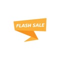 Falsh sale banner icon design template Royalty Free Stock Photo