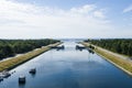 Falsterbo channel, Sweden Royalty Free Stock Photo