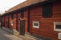 Falu red houses Royalty Free Stock Photo