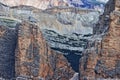 The Falzarego pass in Italy and the Dolomites