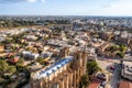 Famagusta cityscape with Lala Mustafa Pasha Mosque. Famagusta District, Cyprus