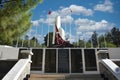 emorial of turkish martyrs who died during conflict at Famagusta, Cyprus Royalty Free Stock Photo