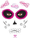 Famale Catrina Calaverita - sugar skull