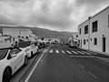 Lanzarote, Canary Island - Famara beach street