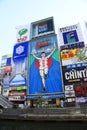 The famed advertisements of Dotonbori in Osaka Japan