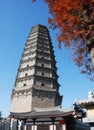 Famen Temple Pagoda in Xian Royalty Free Stock Photo