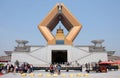 Famen Temple, Shaanxi Province, China: The Namaste Dagoba, part of the new complex at the Famen Temple Royalty Free Stock Photo